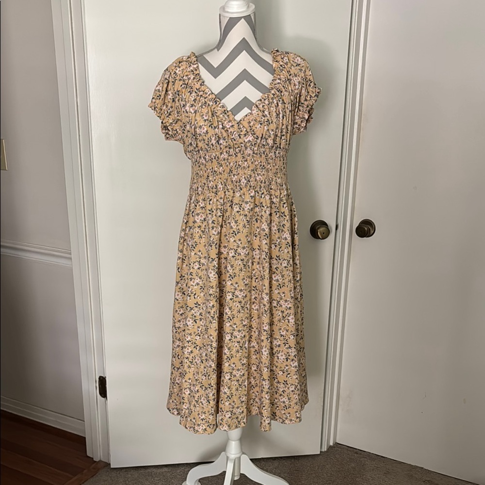 Floral Yellow dress